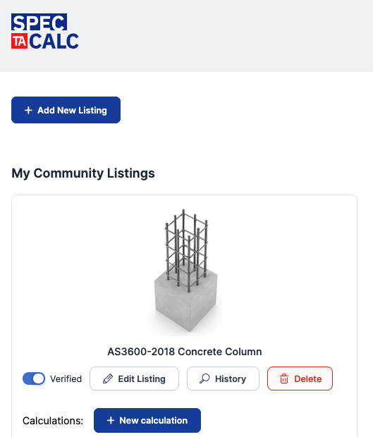 My listings 2